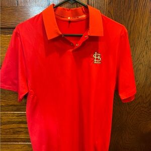 At. Louis Cardinals Red Tiger Woods Polo